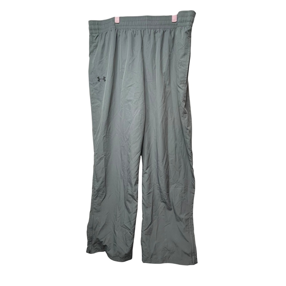 Under Armour HeatGear Gray Loose Straight Leg Track Pants Mens 3XL NWT